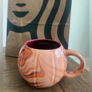 NWT Starbucks 2025 Fall Halloween Orange Cream Marbled Pumpkin
Ceramic Mug